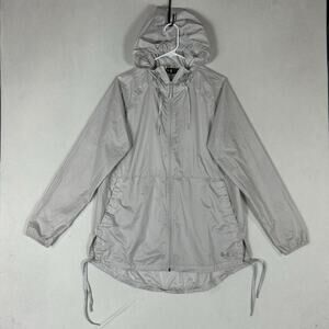 Under Armour Storm 2 Windbreaker Jacket Men's Large White Gray Lightweight Run